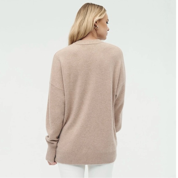 NAADAM Luxe Cashmere Oversized Crewneck Sweater - Picture 3 of 8